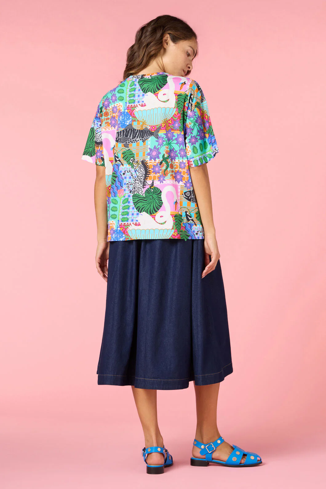 All Things Print Oversize Tee - Image 4