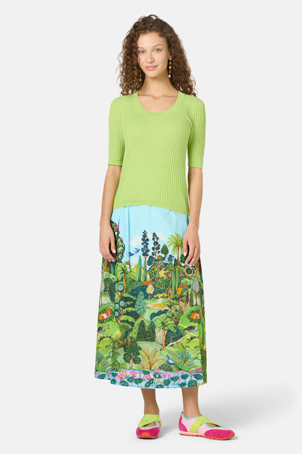 Allegra Scooped Neck Knit Top - Image 8