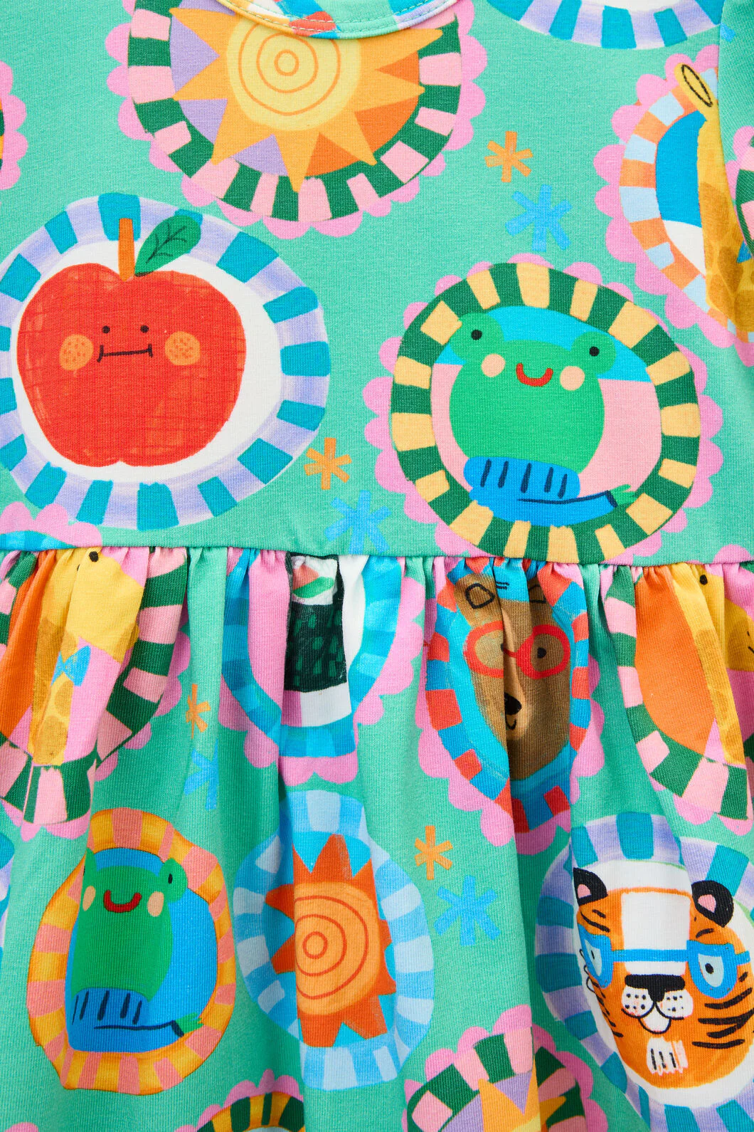 Animal Stamp Baby Dress - Image 3