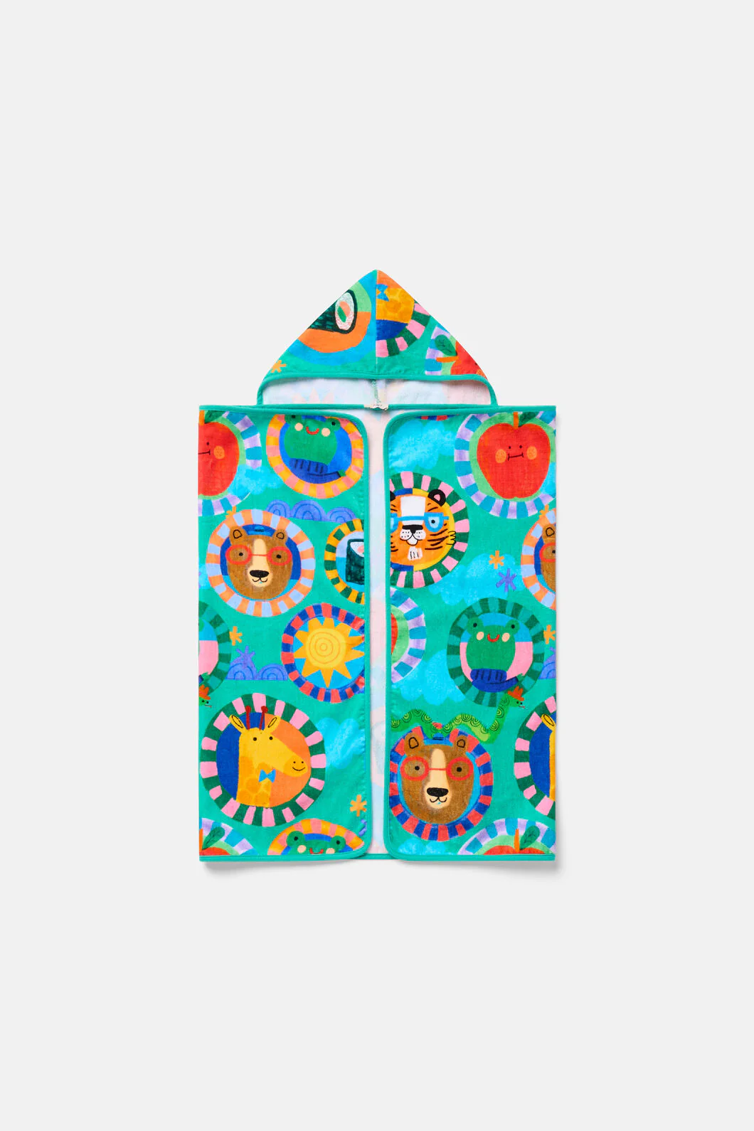 Animal Stamp Baby Towel