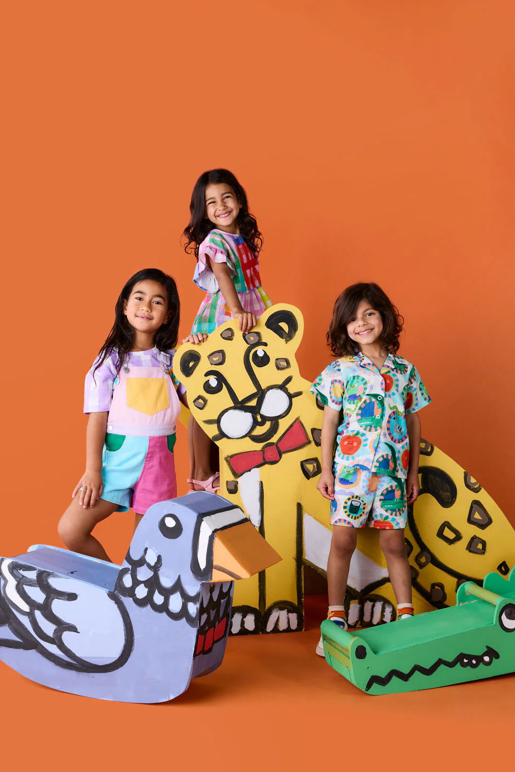 Animal Stamp Kids Shirt - Image 2