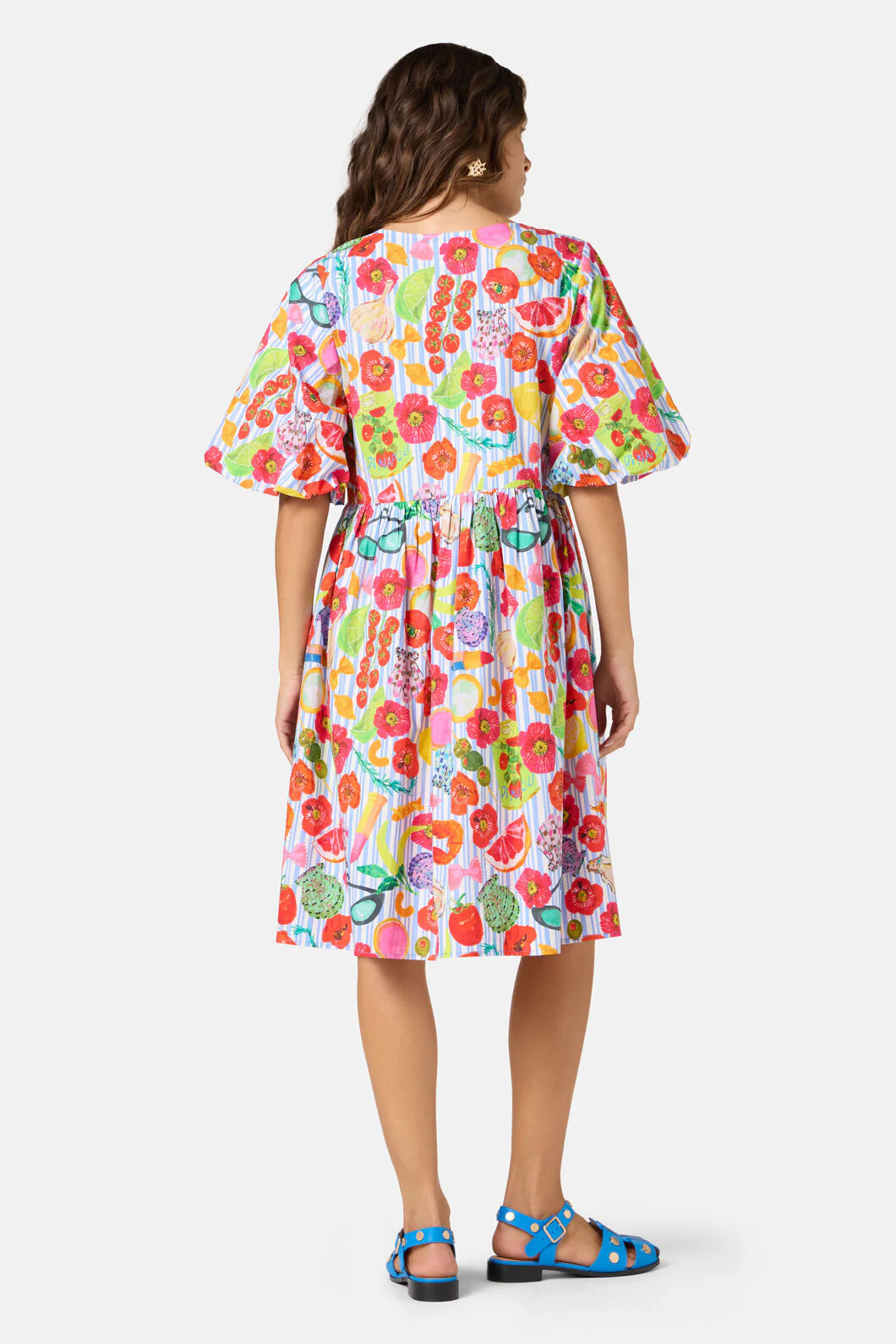 Antipasto Print Smock Dress - Image 4