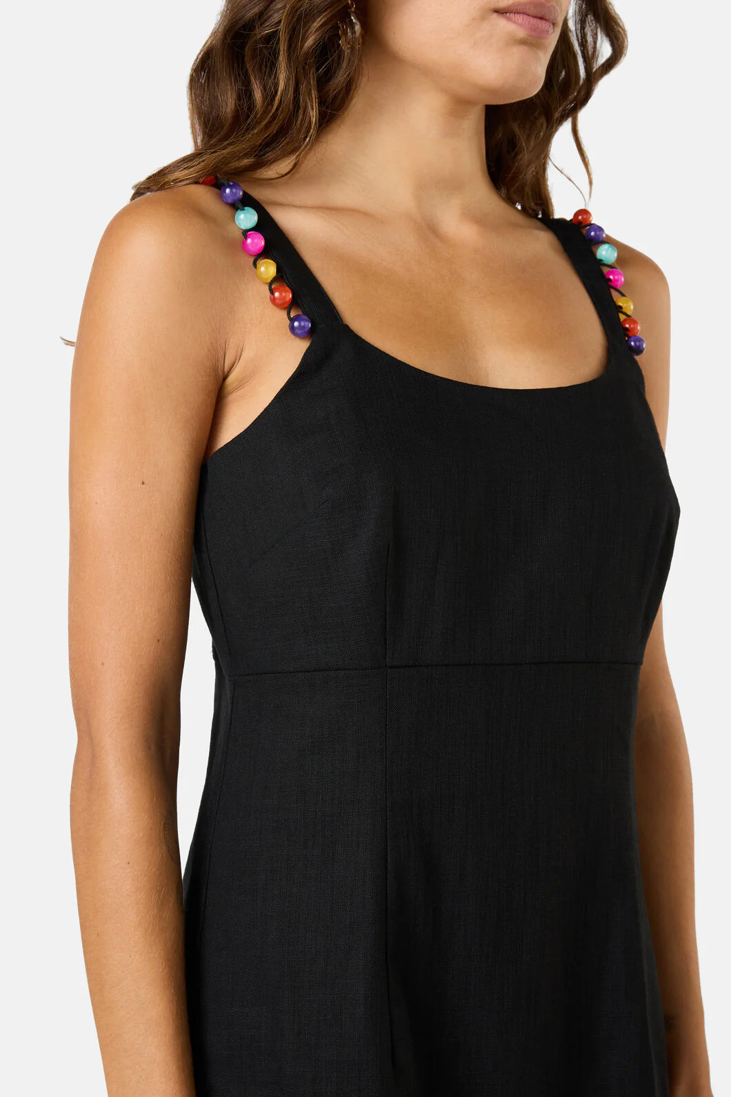 Beaded Trim Party Dress - Image 6
