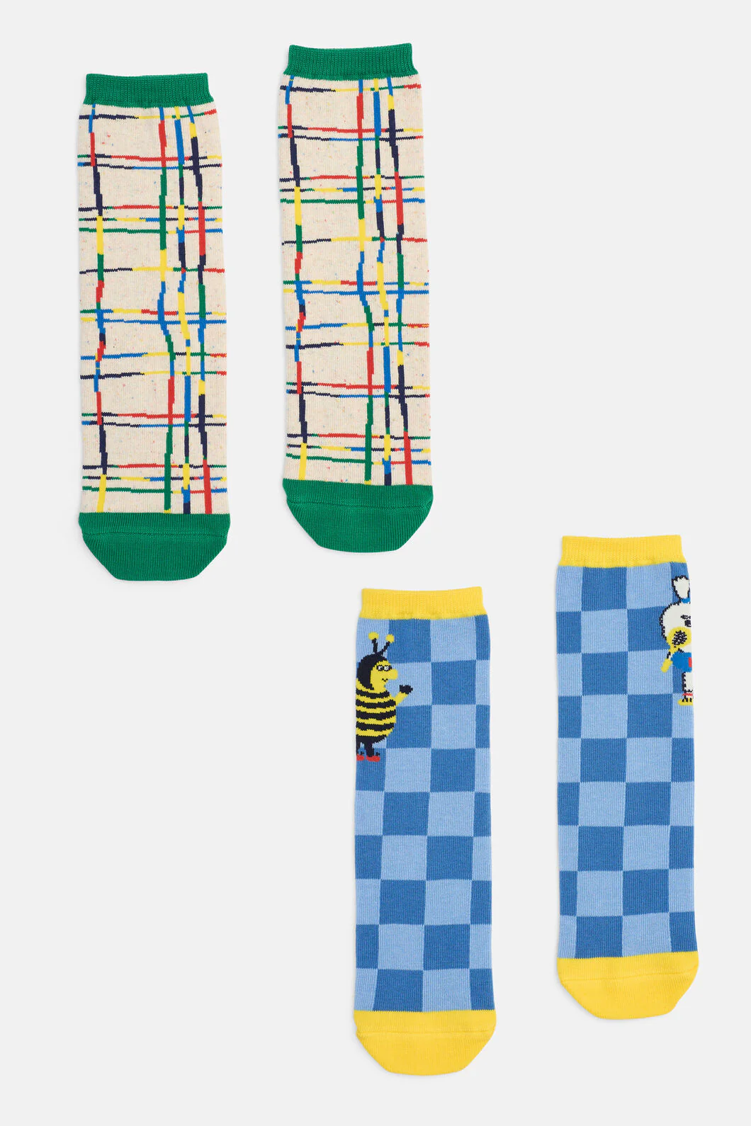 Believe Check Kids Socks - Image 2