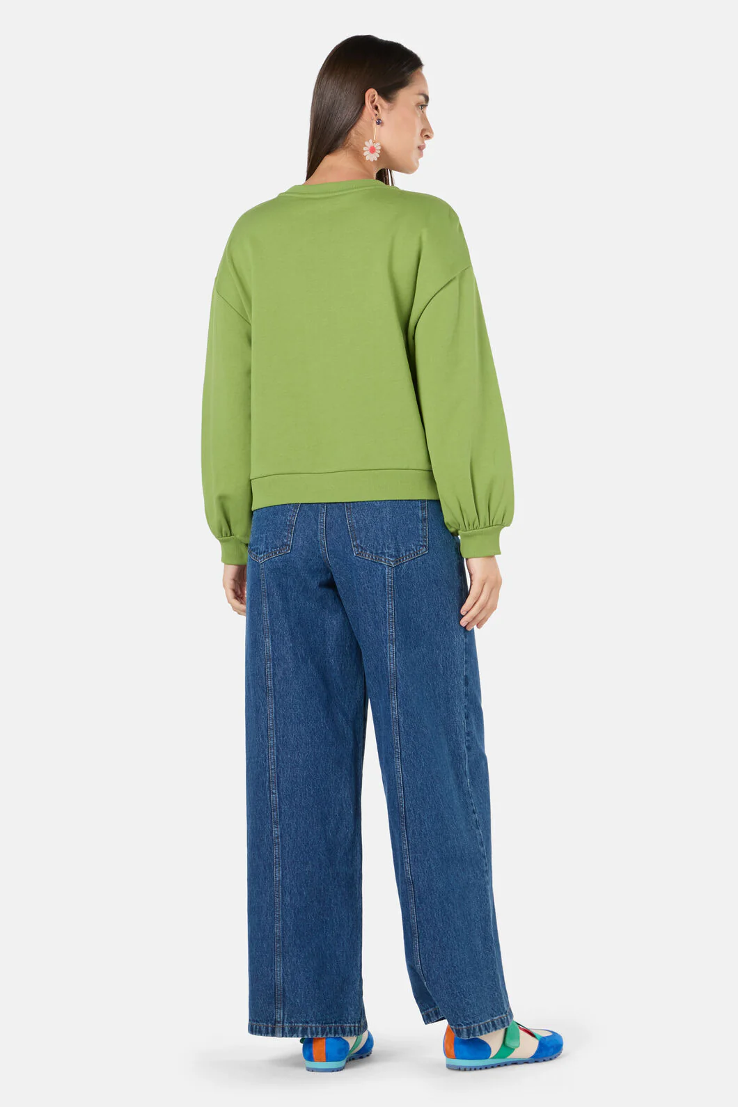 Blooming Bird Embroidered Sweater - Image 4