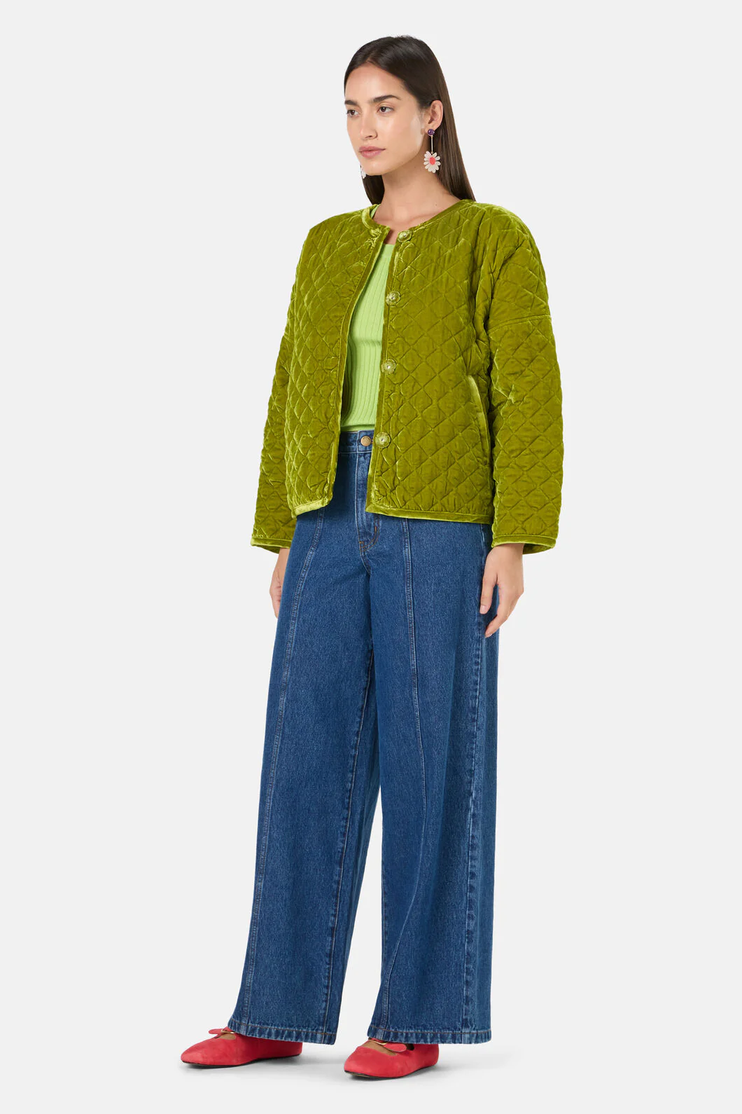 Blooming Bird Print Jacket - Image 10