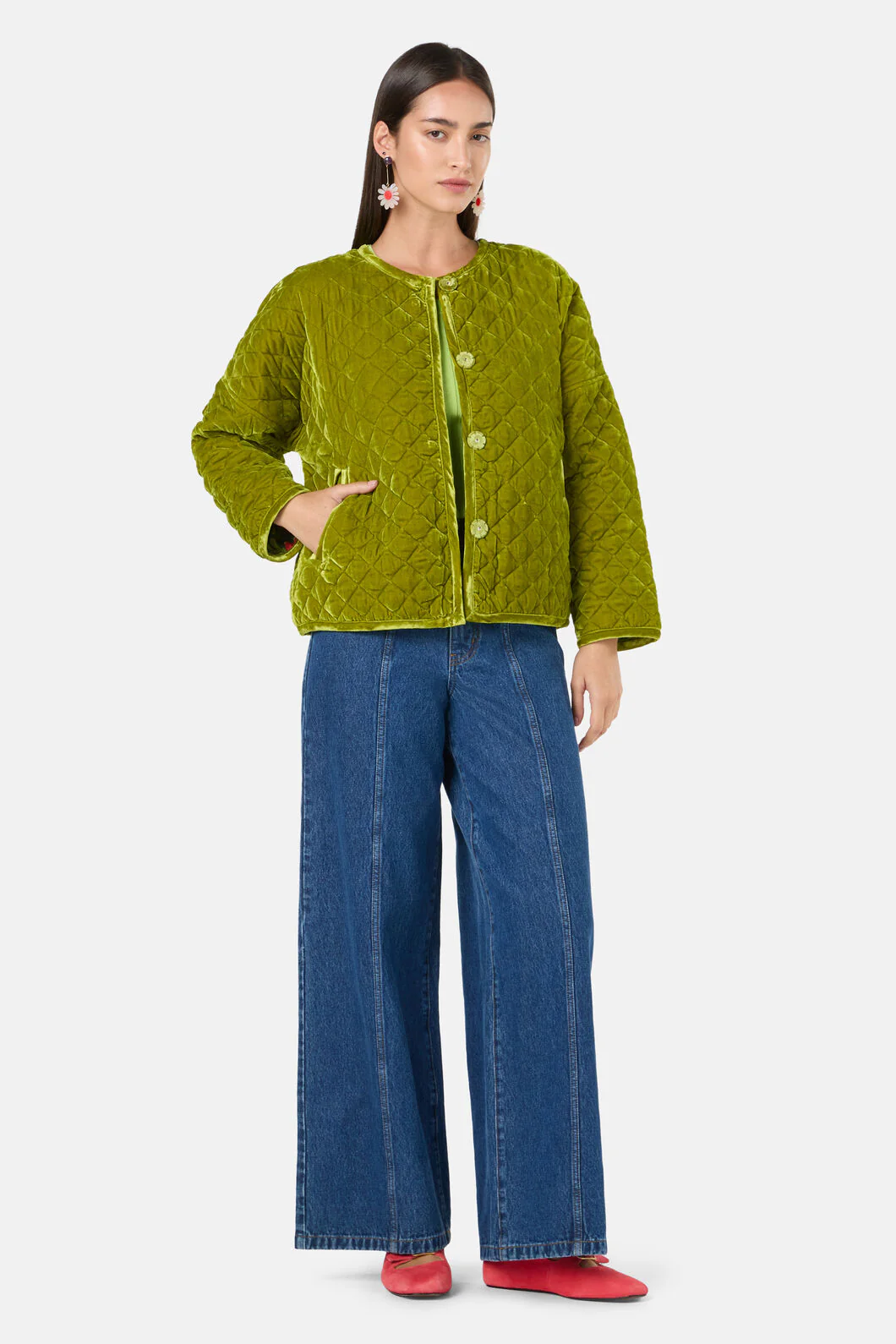 Blooming Bird Print Jacket - Image 9