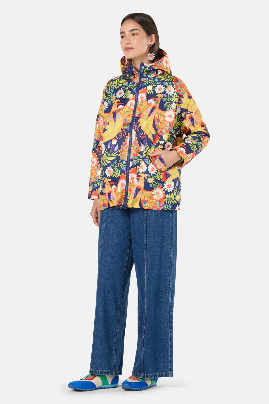 Blooming Bird Raincoat - Image 3