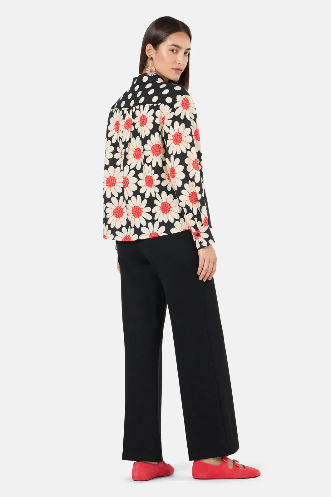 Blooming Daisy Print Shirt - Image 4