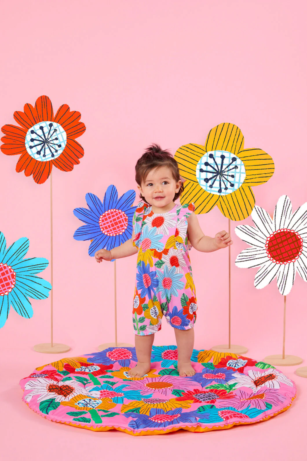 Blooming Floral Baby Onesie