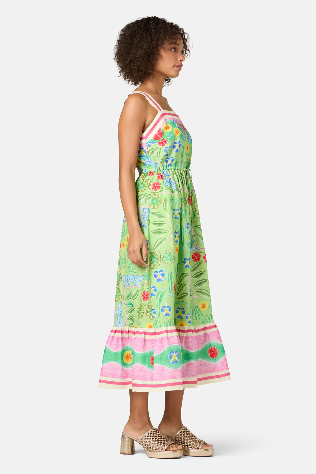 Botanica Linen Long Dress - Image 5