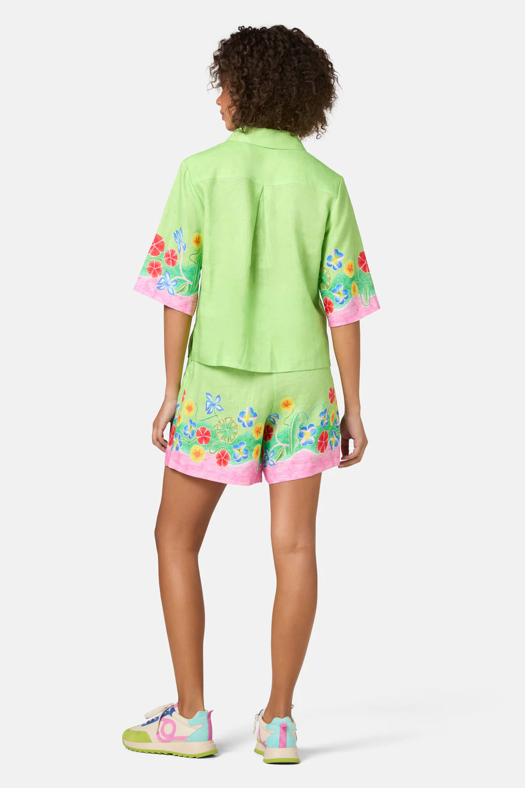 Botanica Linen Print Shirt - Image 6