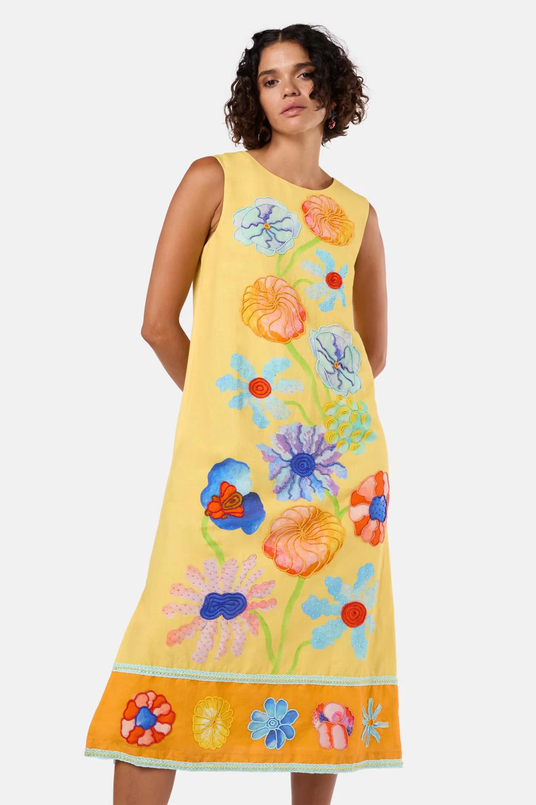 Bouquet Emb Dress