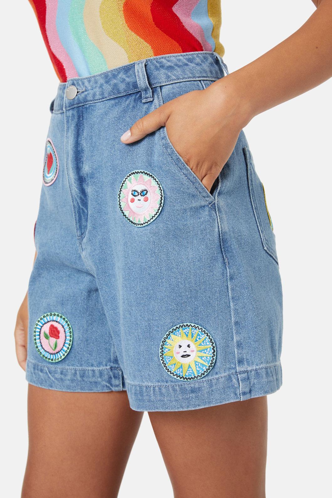 Bring A Plate Denim Shorts - Image 5