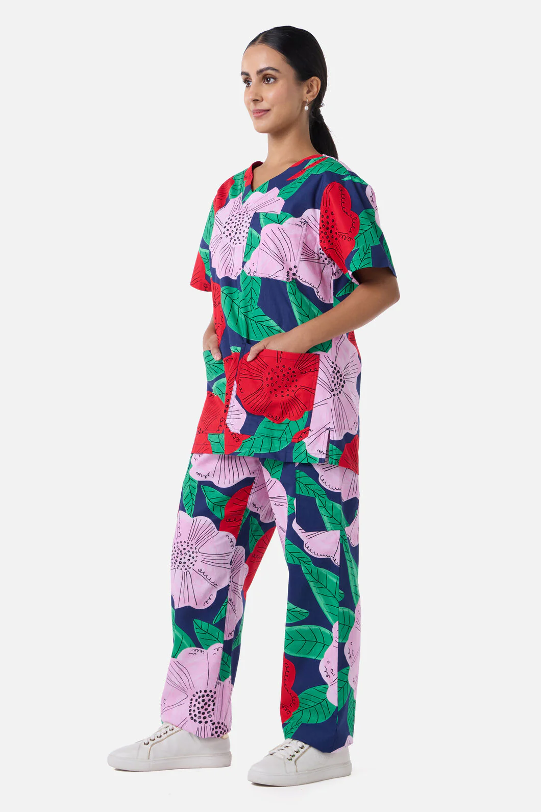 Camellia Floral Scrub Set - Image 3