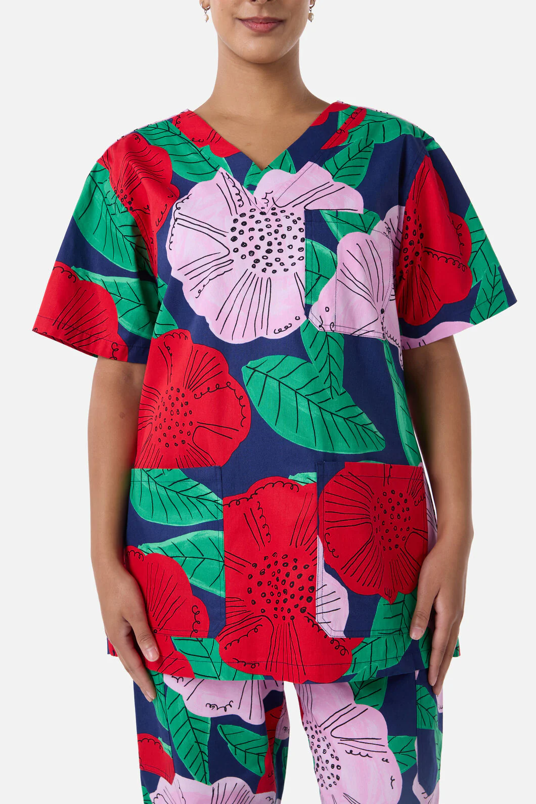 Camellia Floral Scrub Set - Image 5