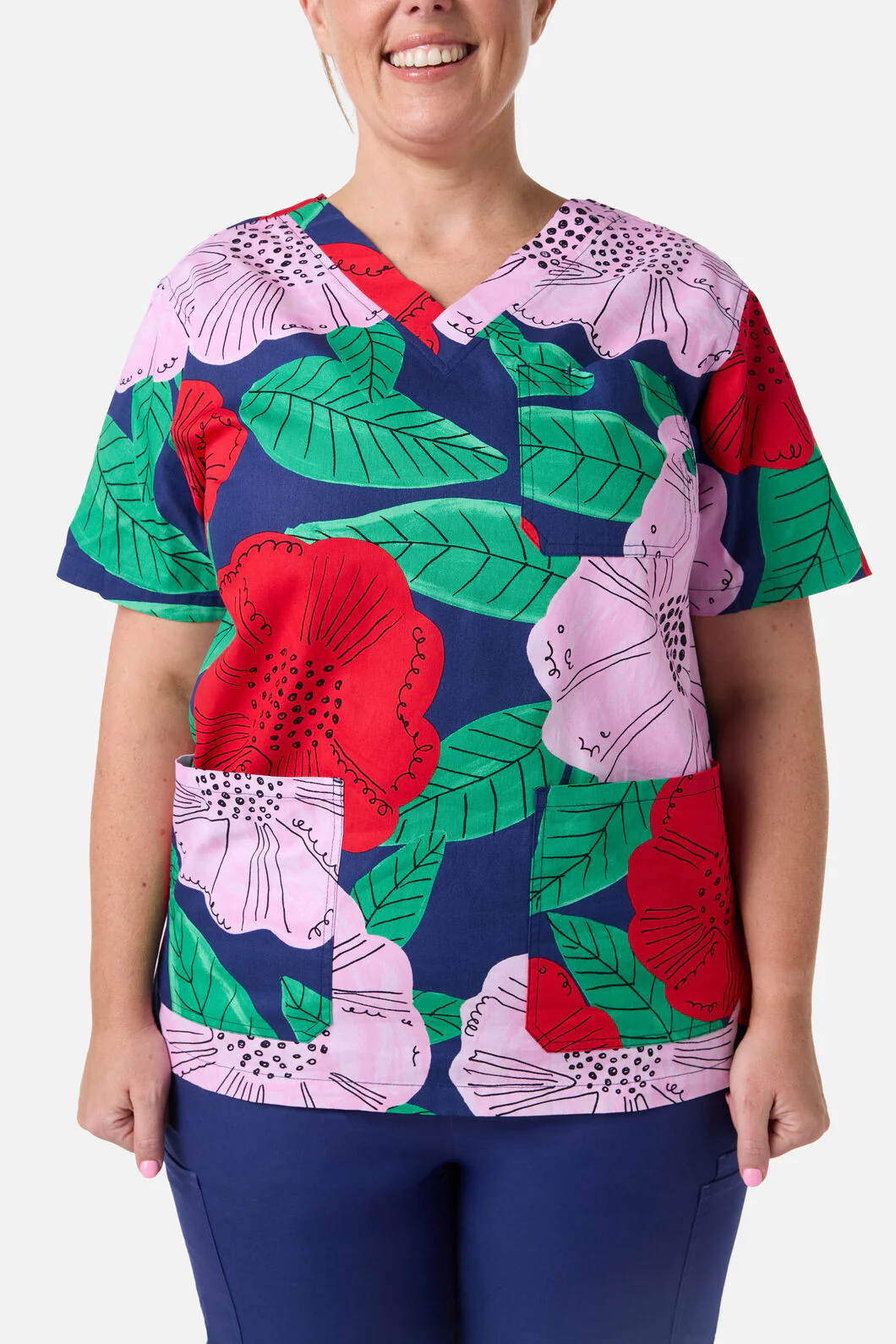 Camellia Top & Pant Scrub Set - Image 5
