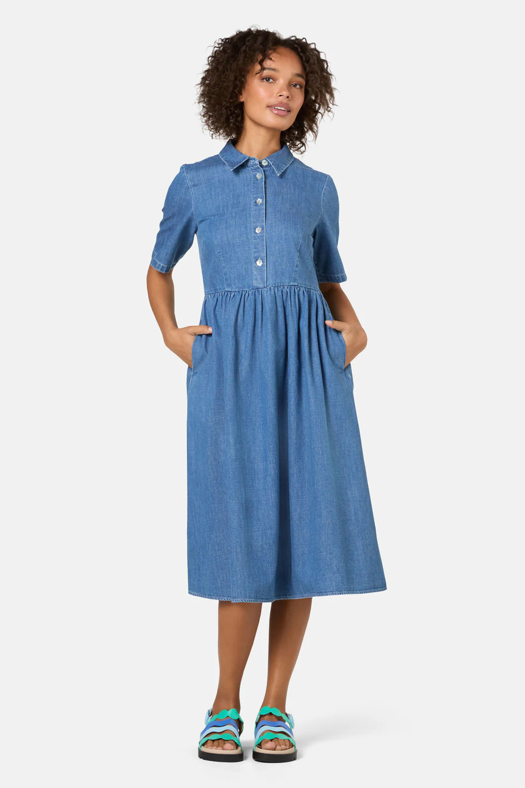 Chantelle Chambray Dress