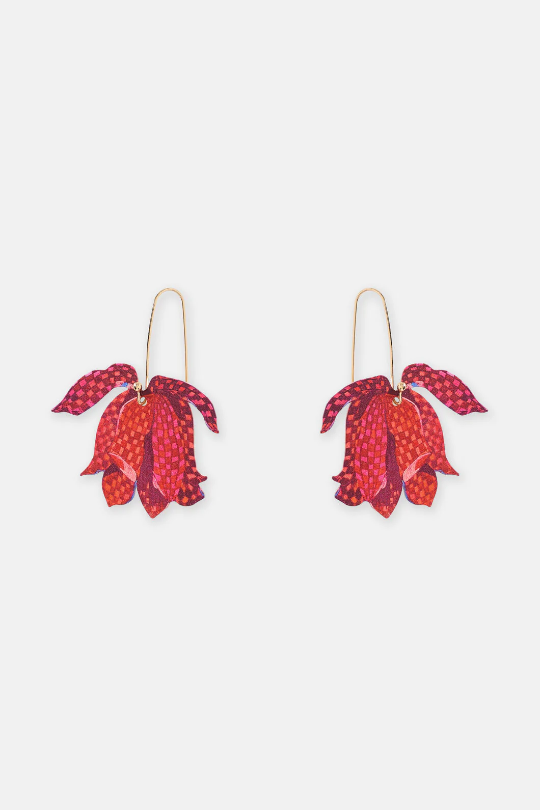 Checkered Lily Earrings