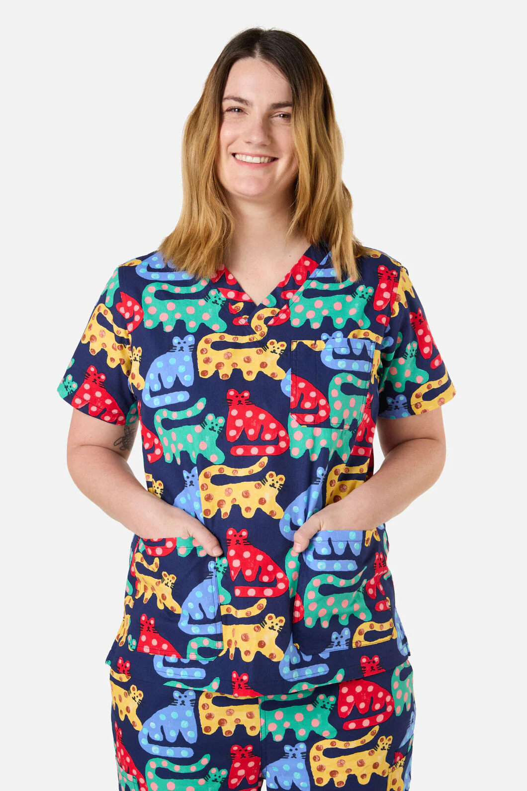 Cheetah Scrub Set - Image 4