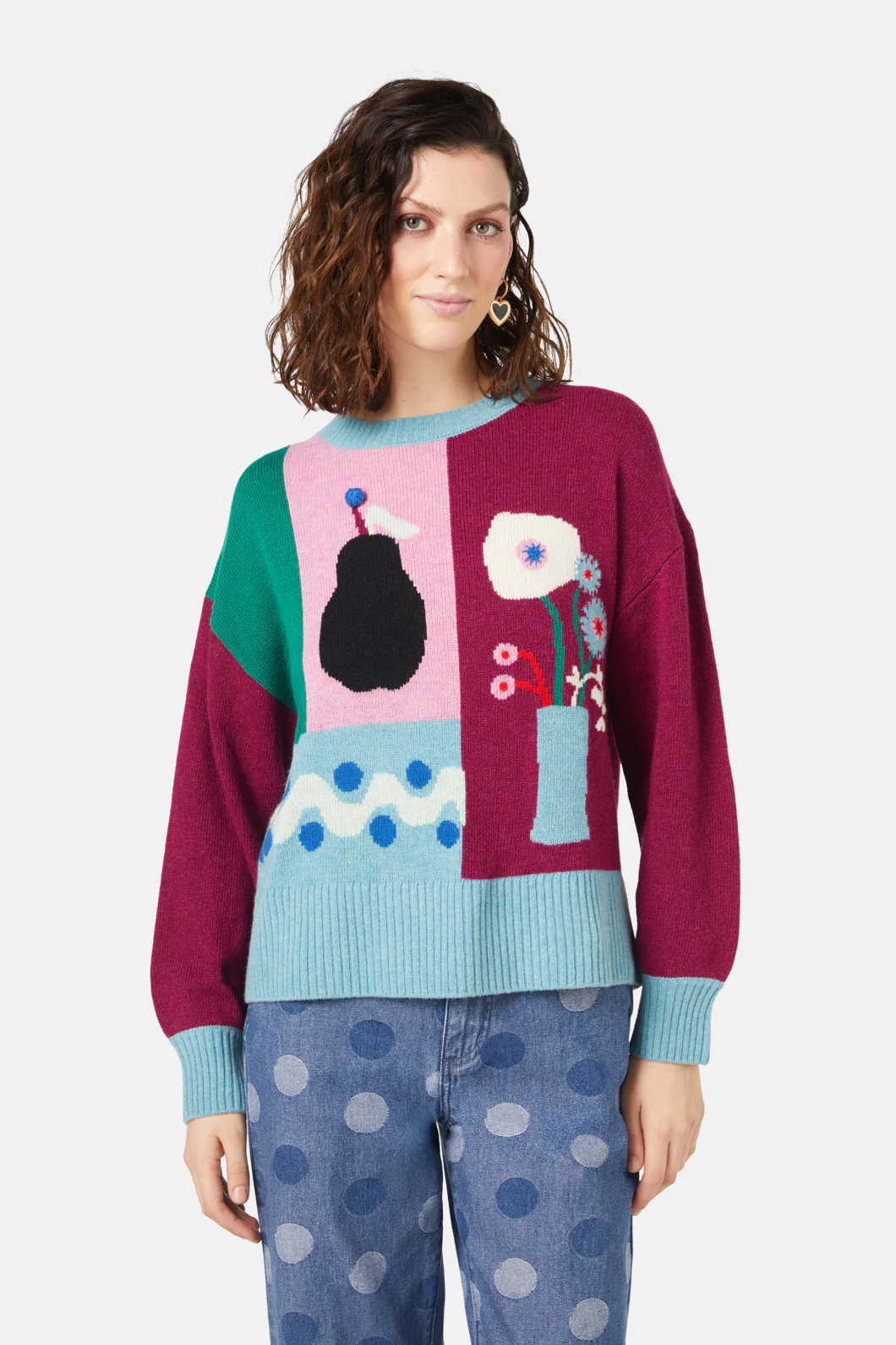 Collage Notes Jumper - Image 2