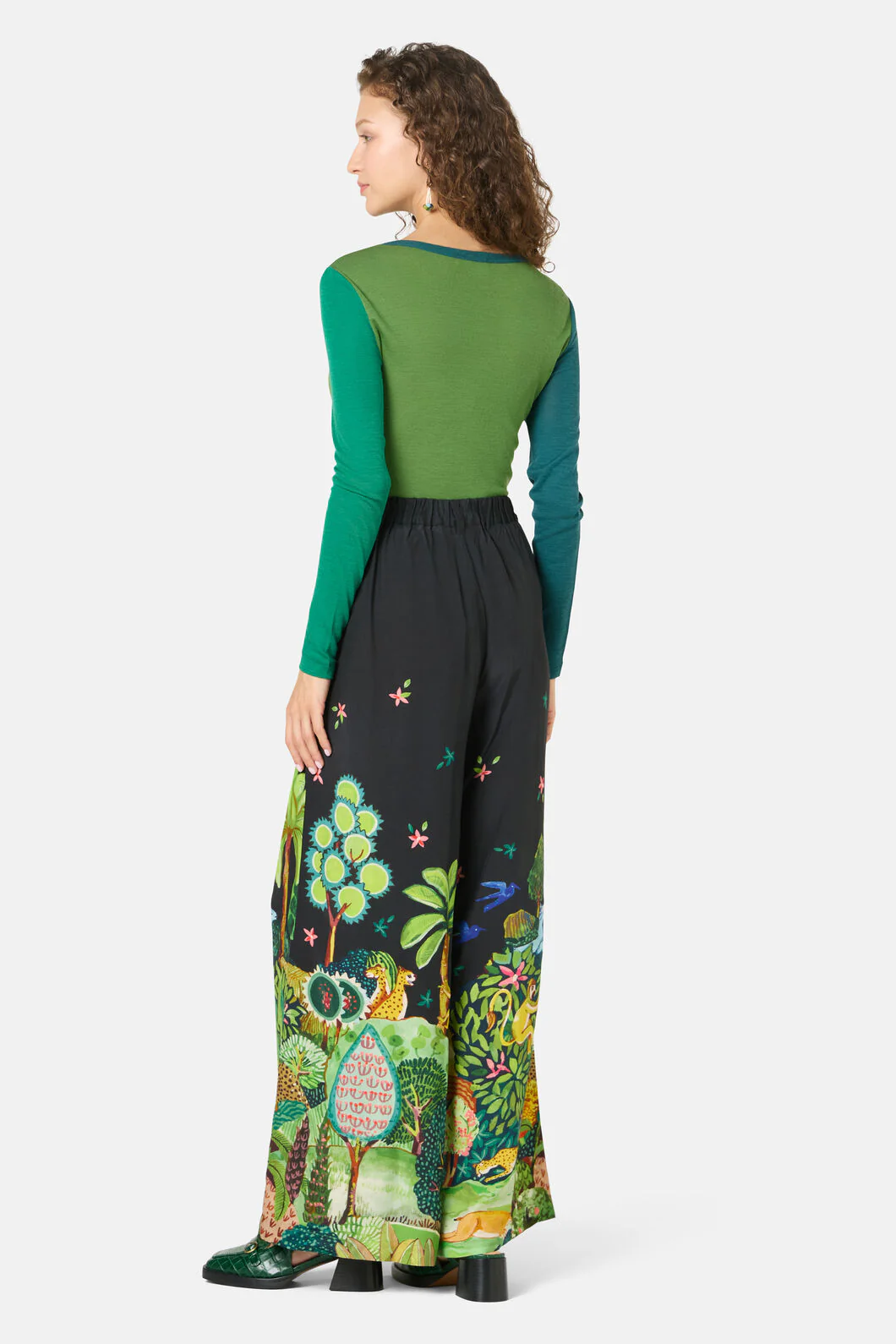 Colour Block Merino Crew Neck - Image 11