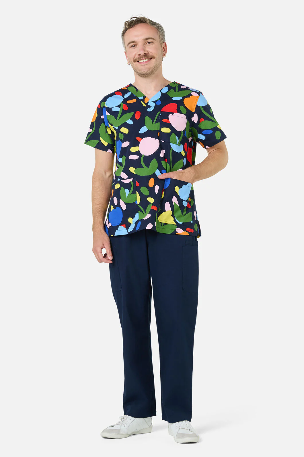 Confetti Top & Pant Scrub Set - Image 2