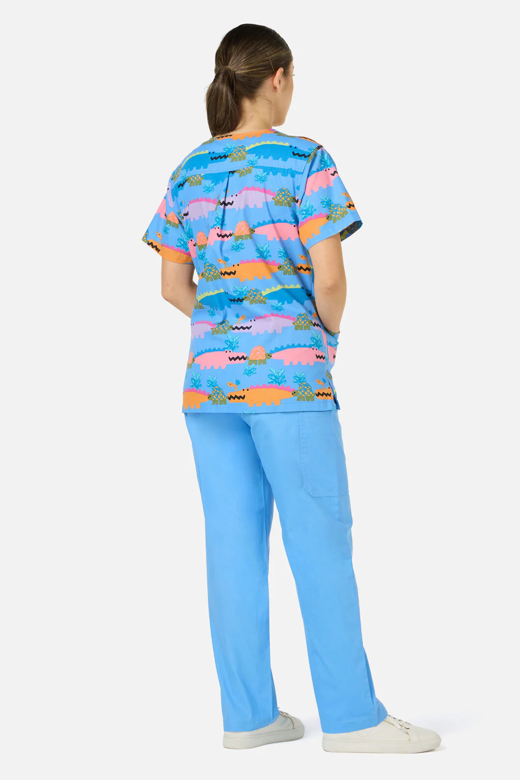 Croc Snap Top & Pant Scrub Set - Image 3