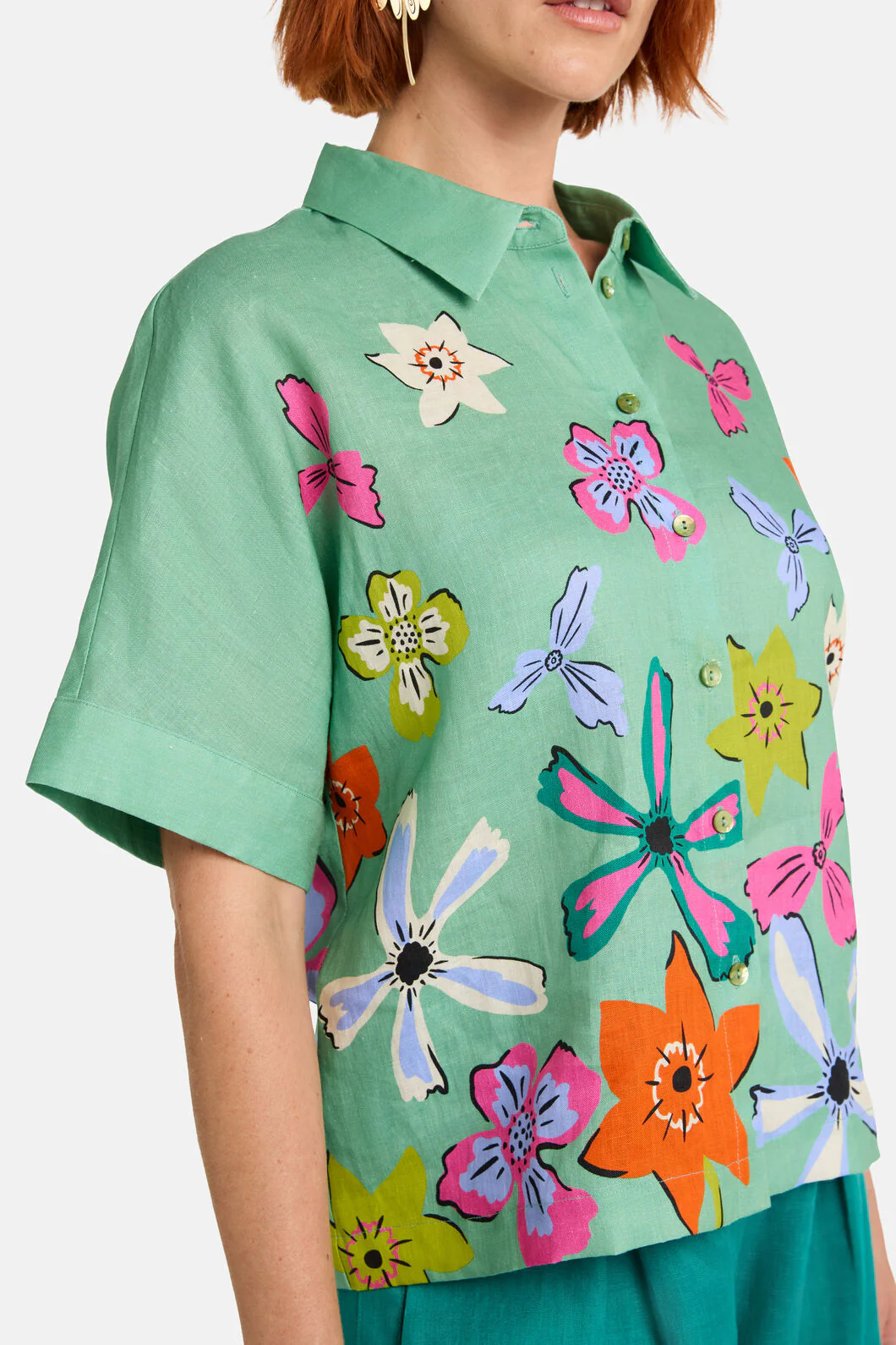 Daisy Chain Print Shirt - Image 6