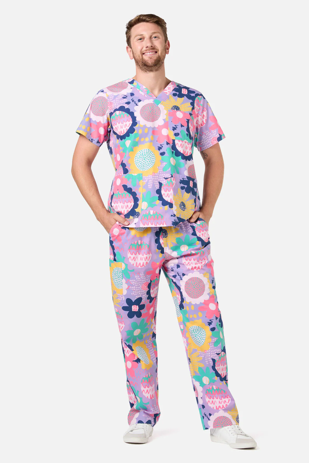 Daisy Sketch Scrub Set