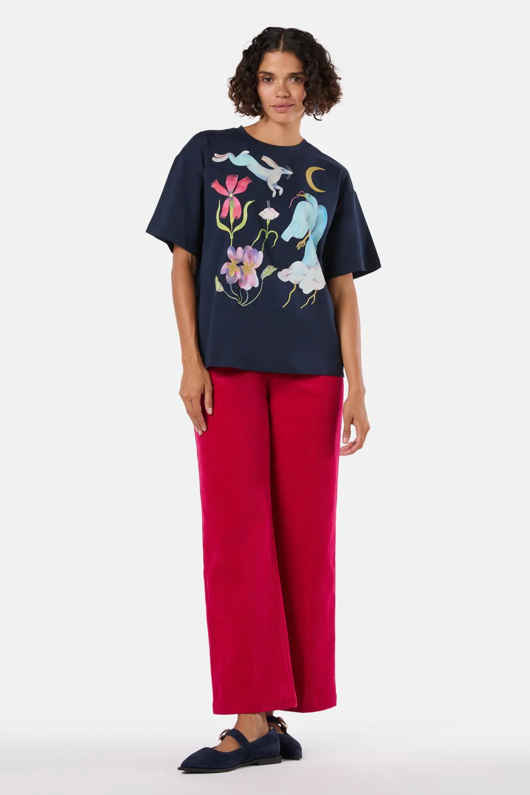 Daydream Emb Oversized Tee - Image 2