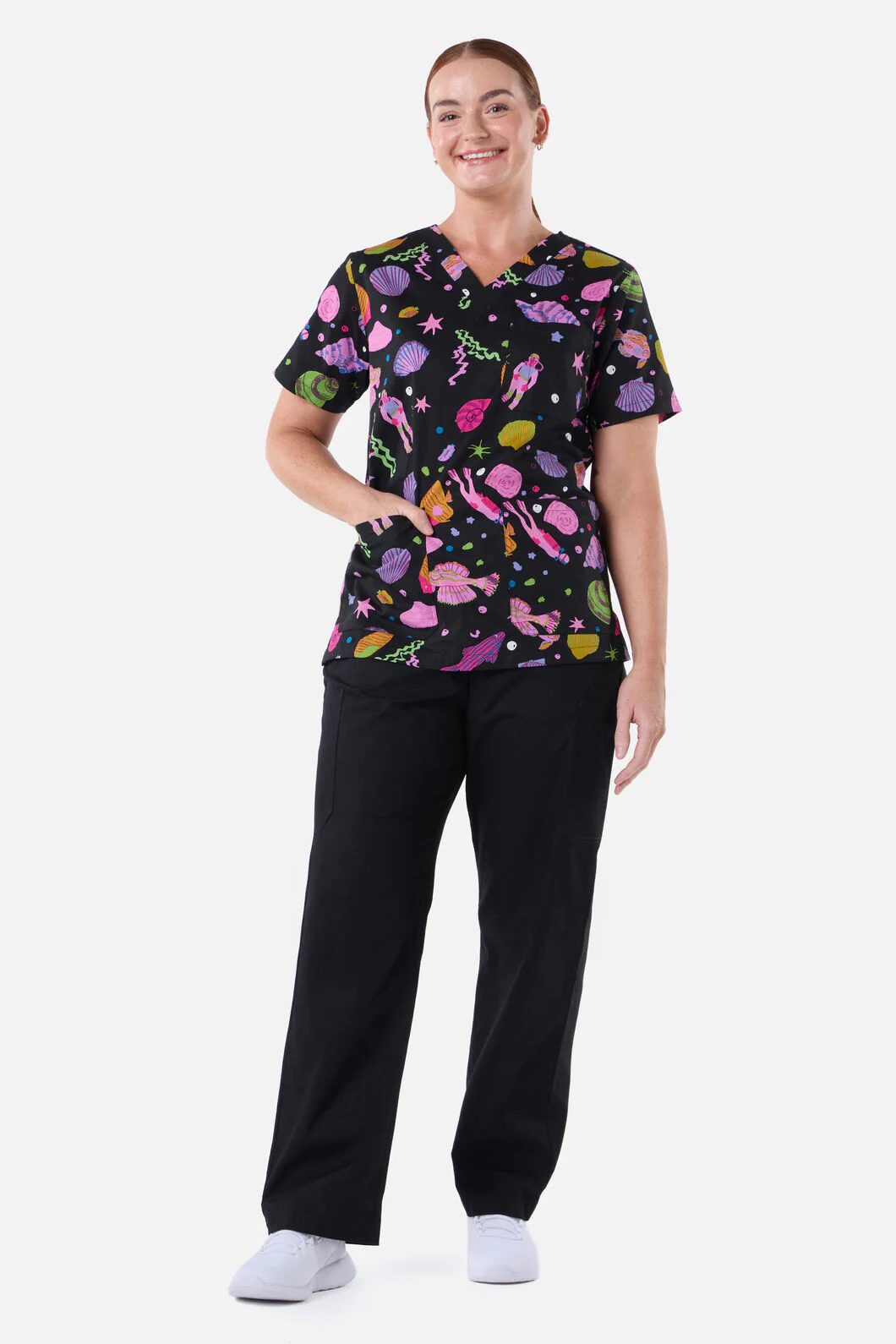 Deep Dive Top & Pant Scrub Set - Image 2