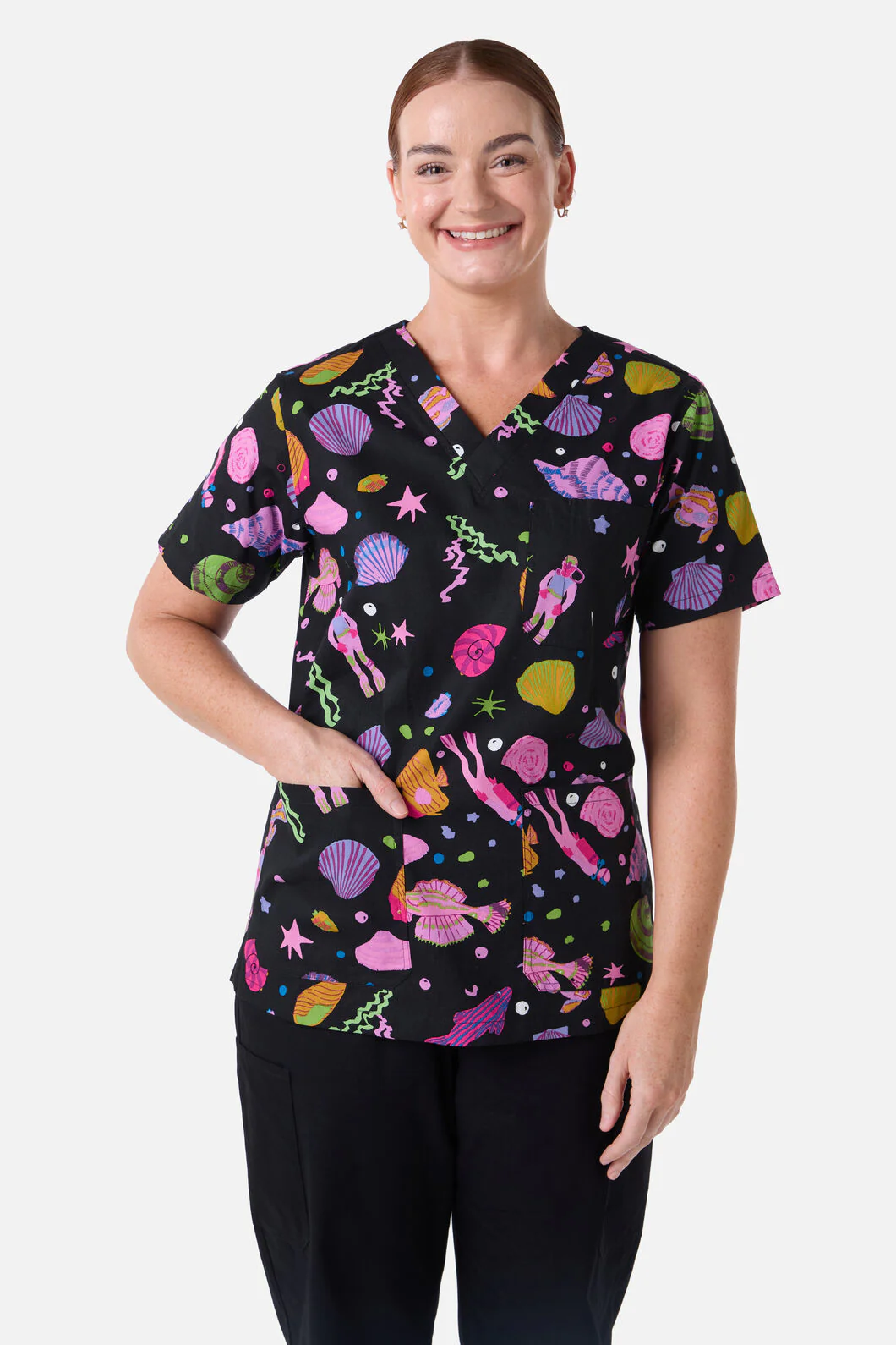 Deep Dive Top & Pant Scrub Set - Image 3