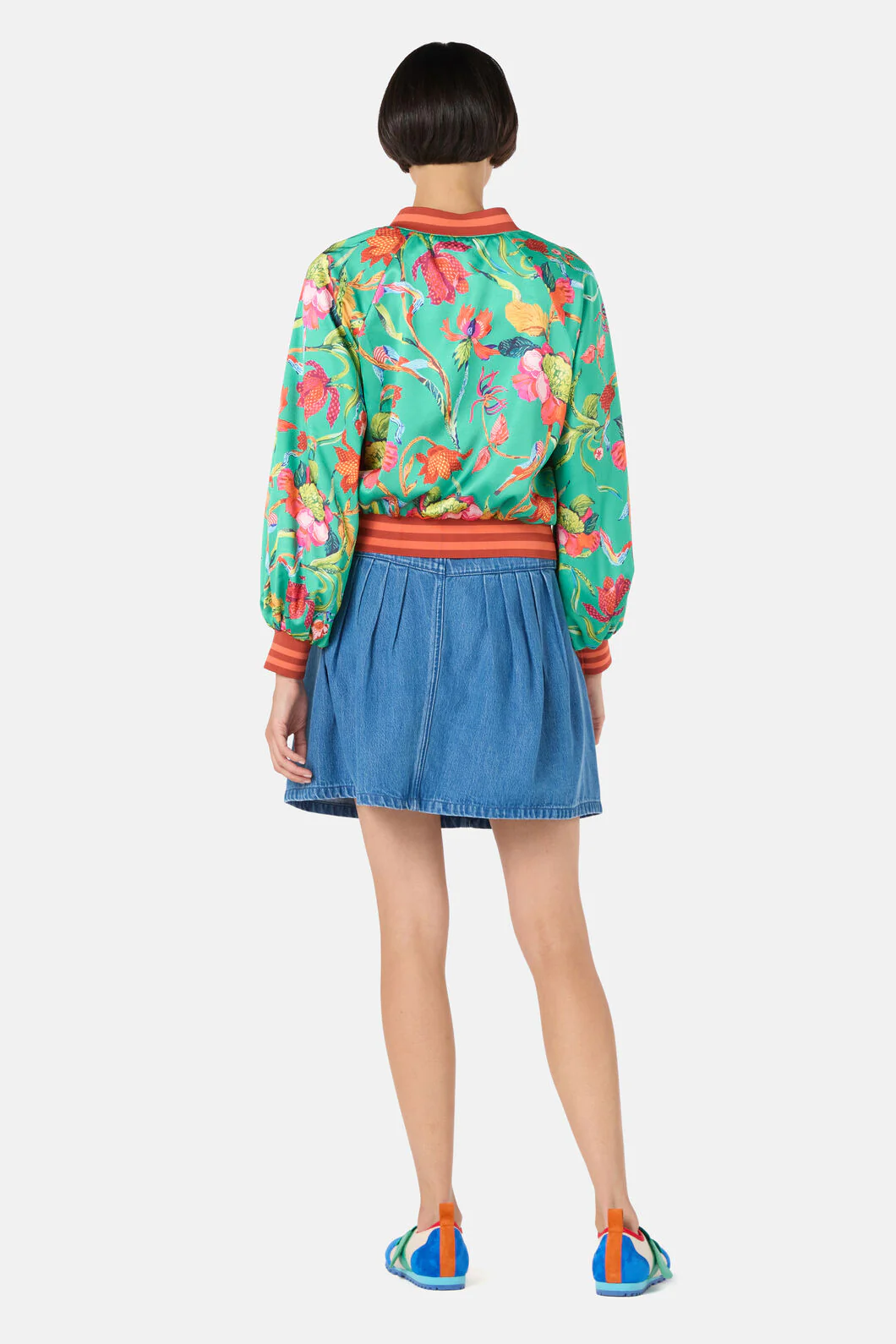 Elara Print Bomber Jacket - Image 10