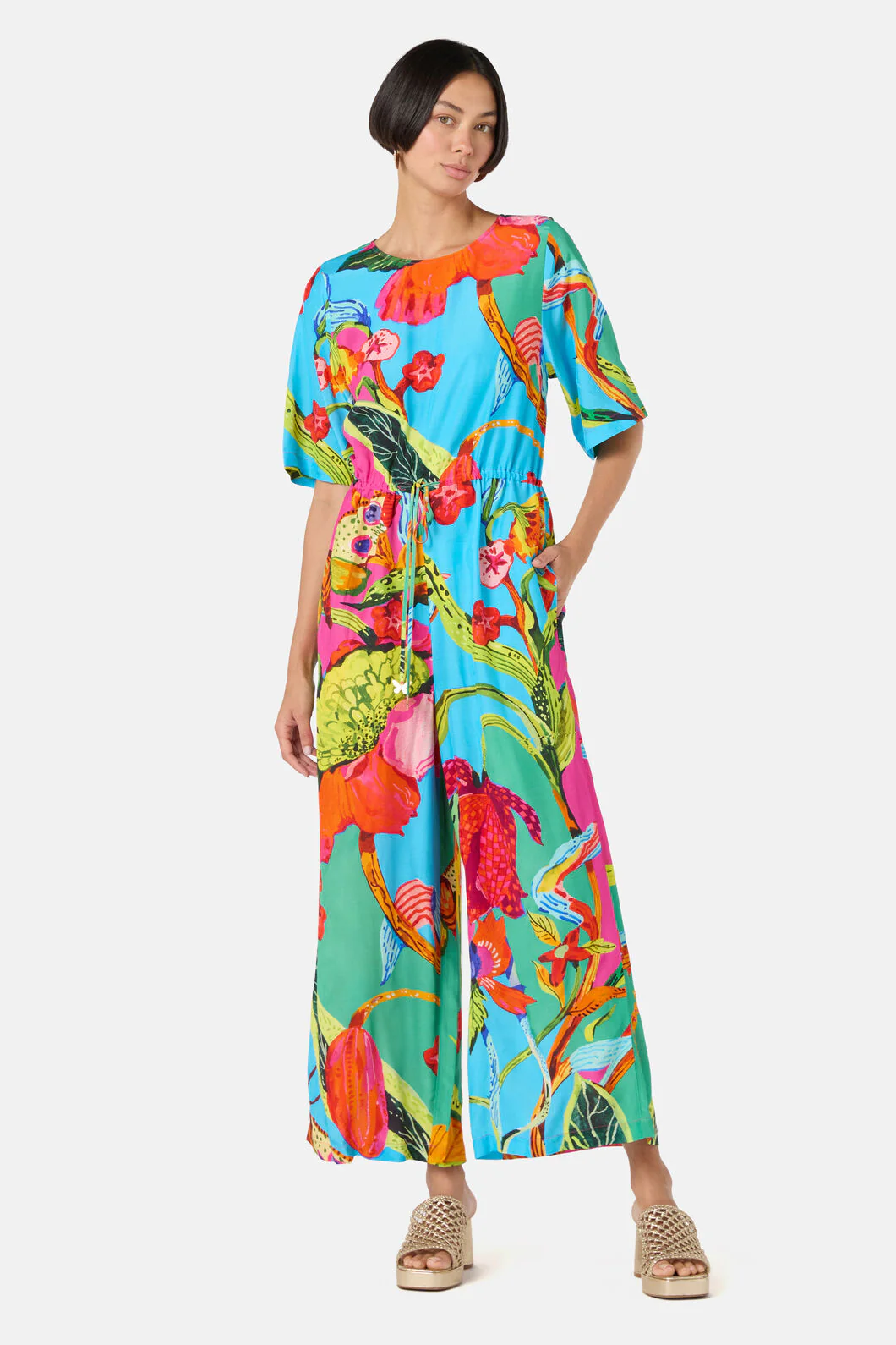Elara Print Pantsuit - Image 3