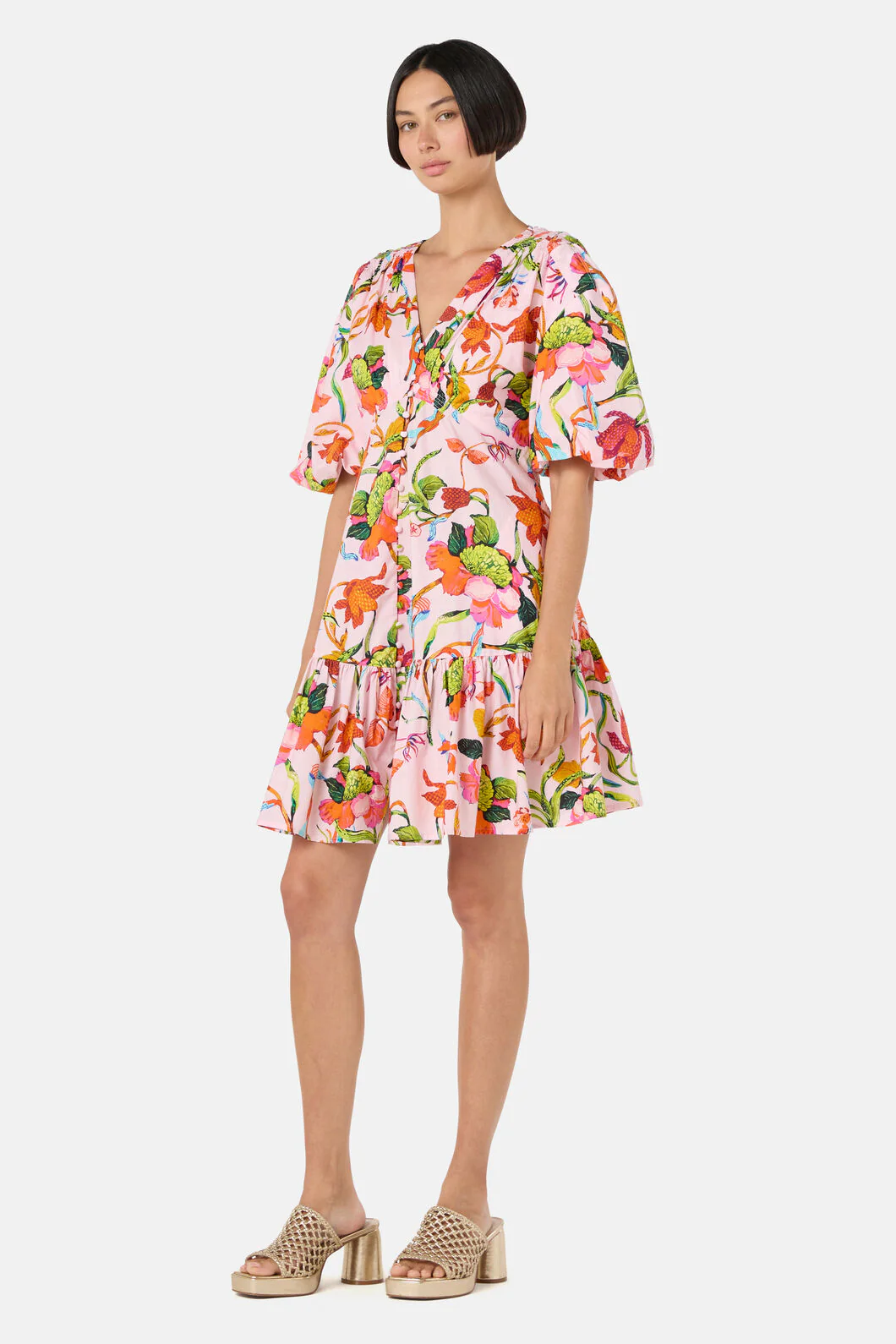 Elara Print Smock Dress - Image 4