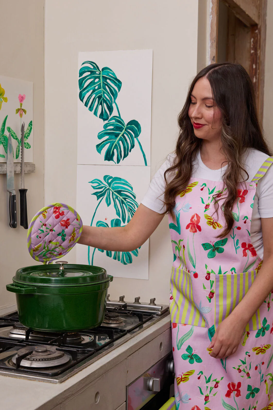 Electric Eden Oven Mitt
