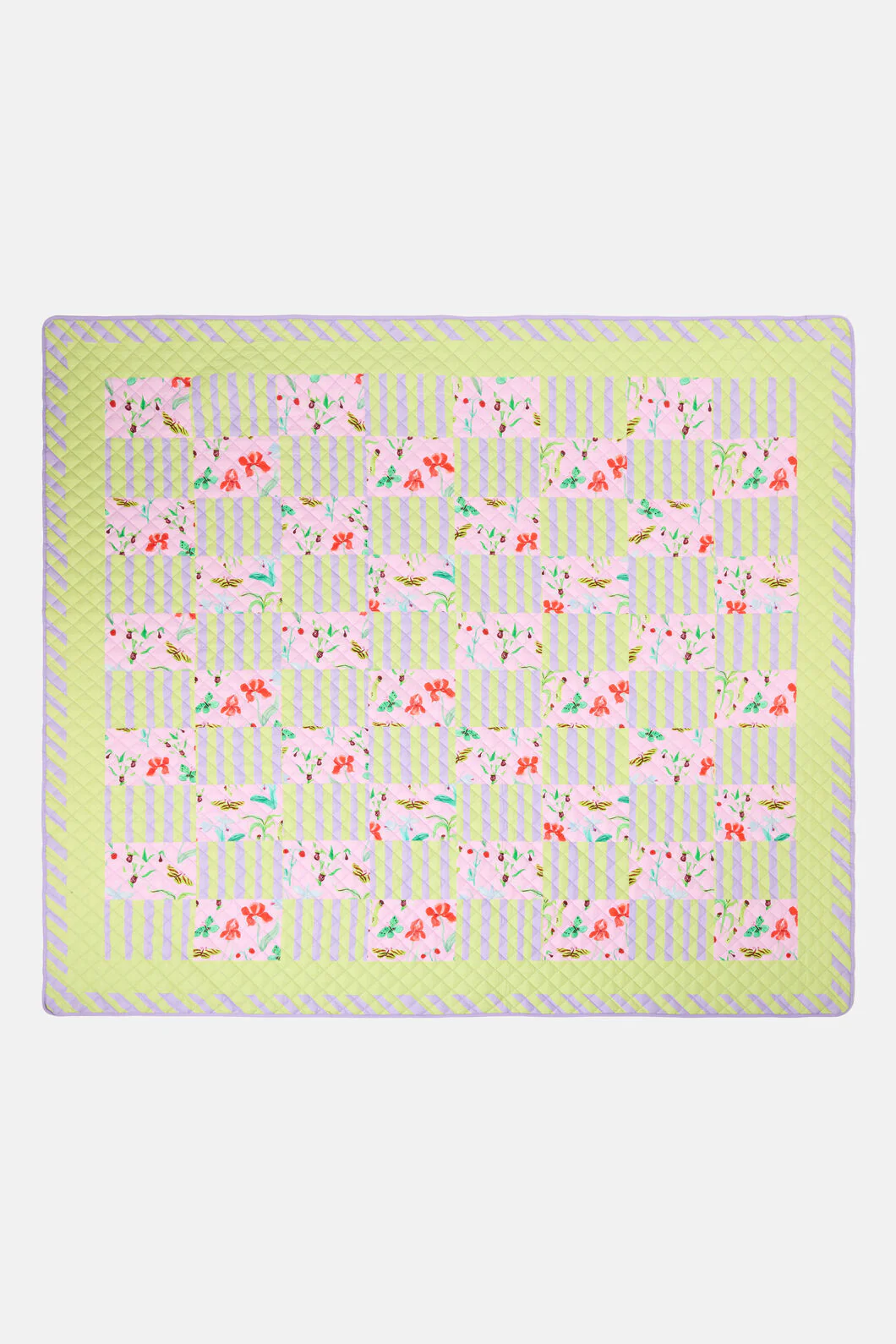 Electric Eden Quilted Coverlet Q/K - Image 4