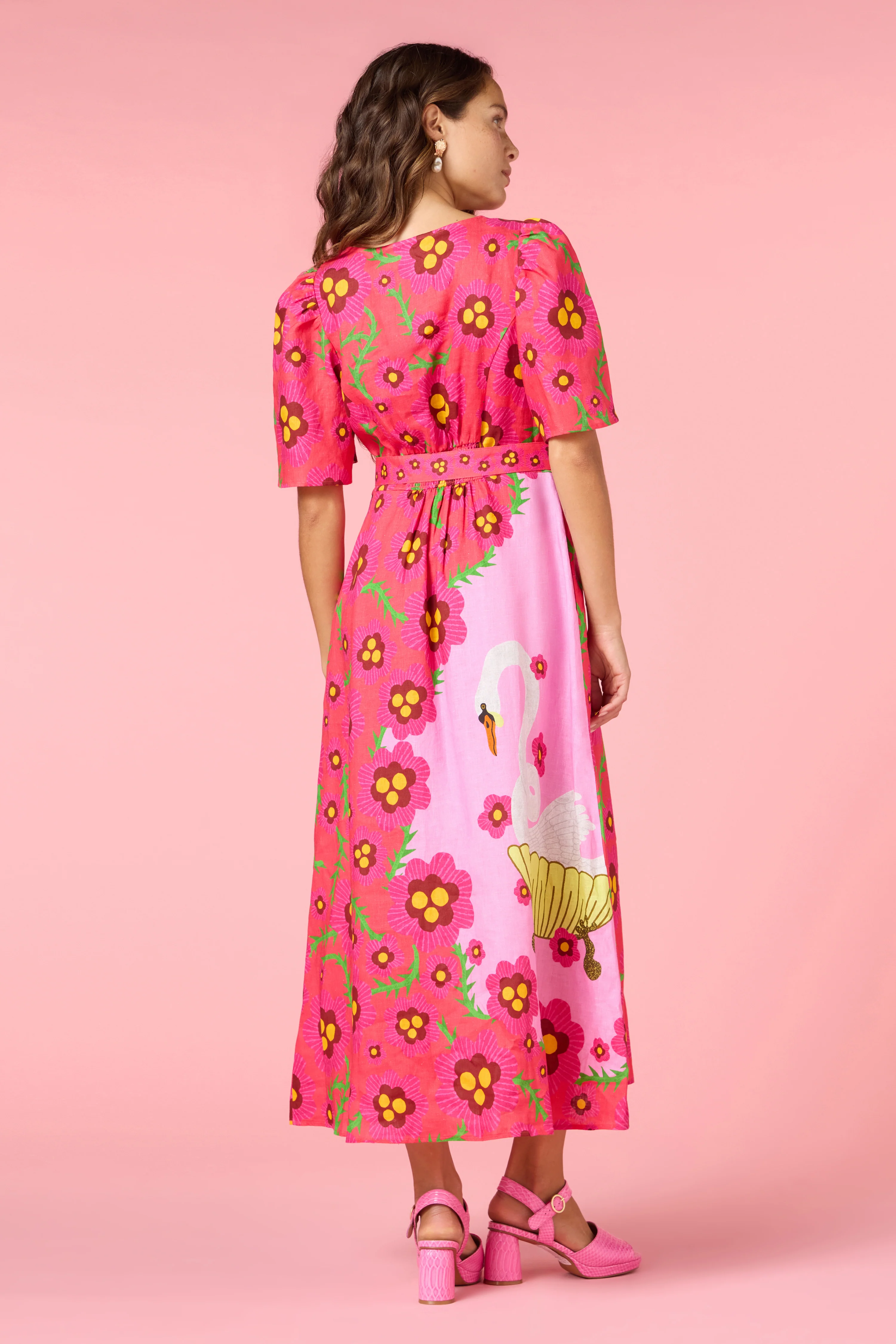Eros Linen Summer Maxi Dress - Image 10