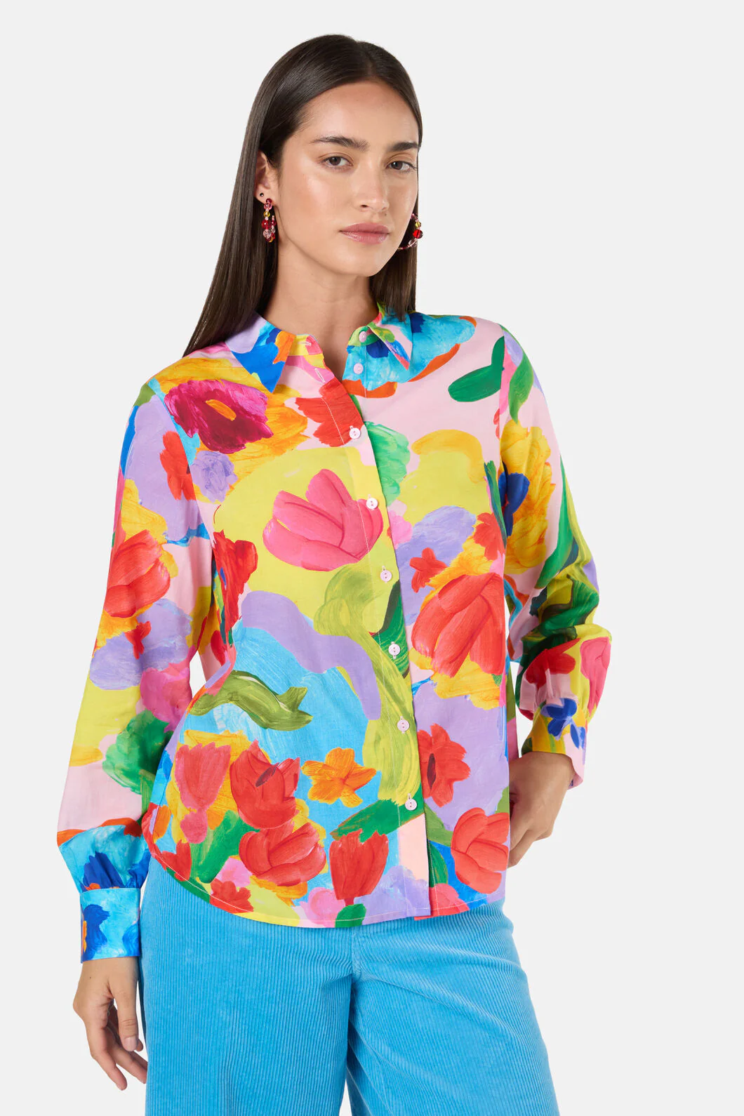 Expressionist Print Shirt - Image 2