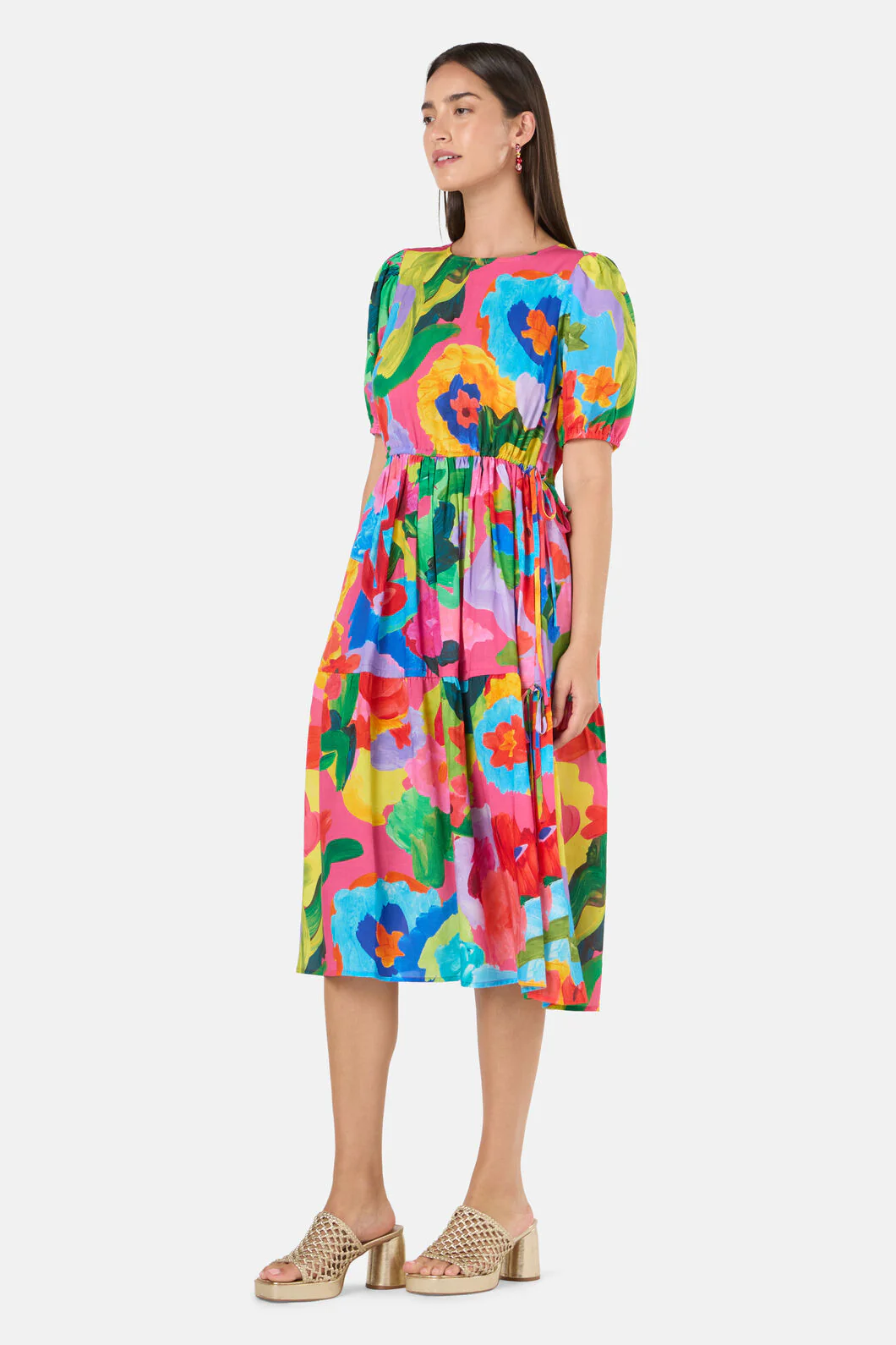 Expressionist Tiered Dress - Image 2