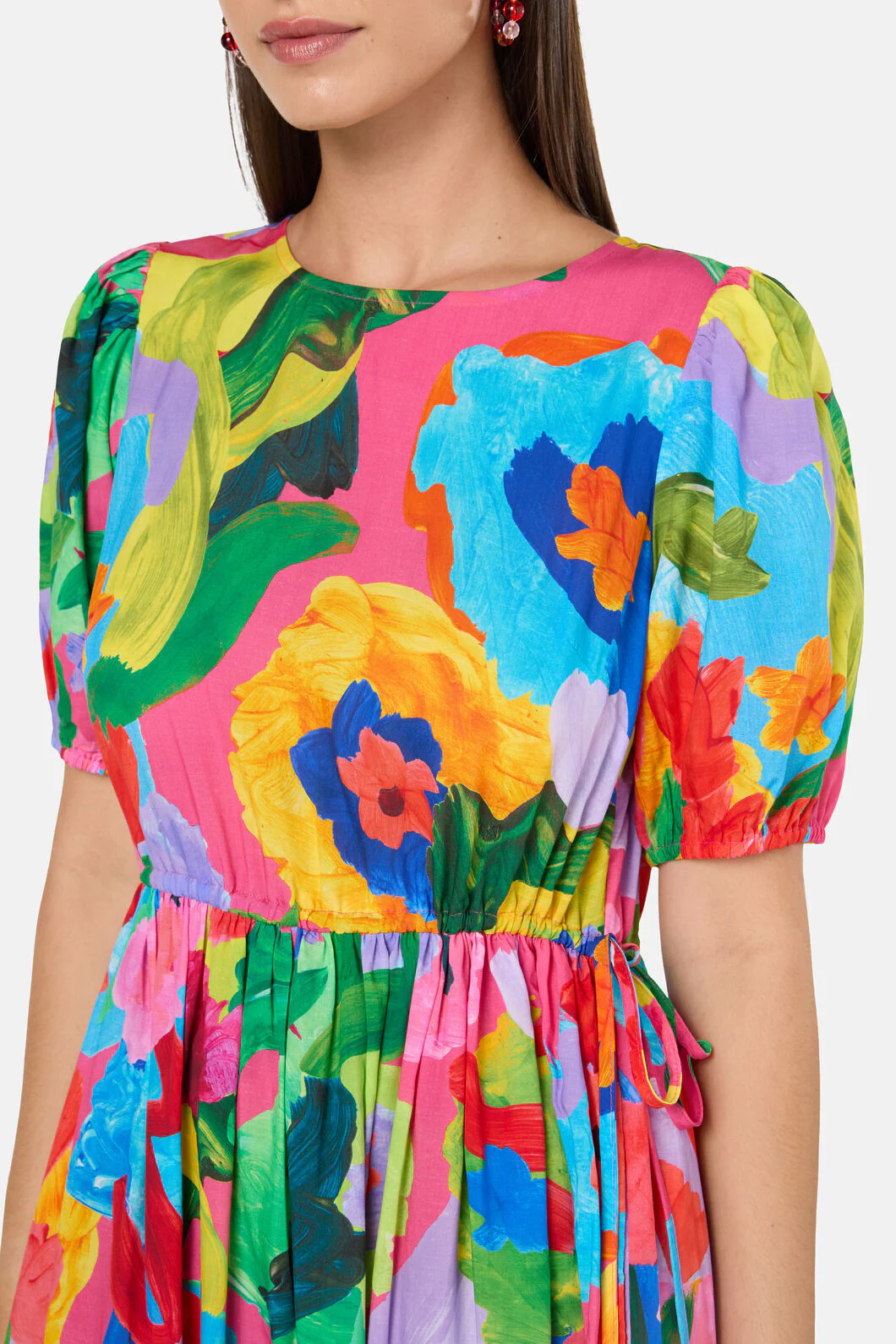 Expressionist Tiered Dress - Image 5