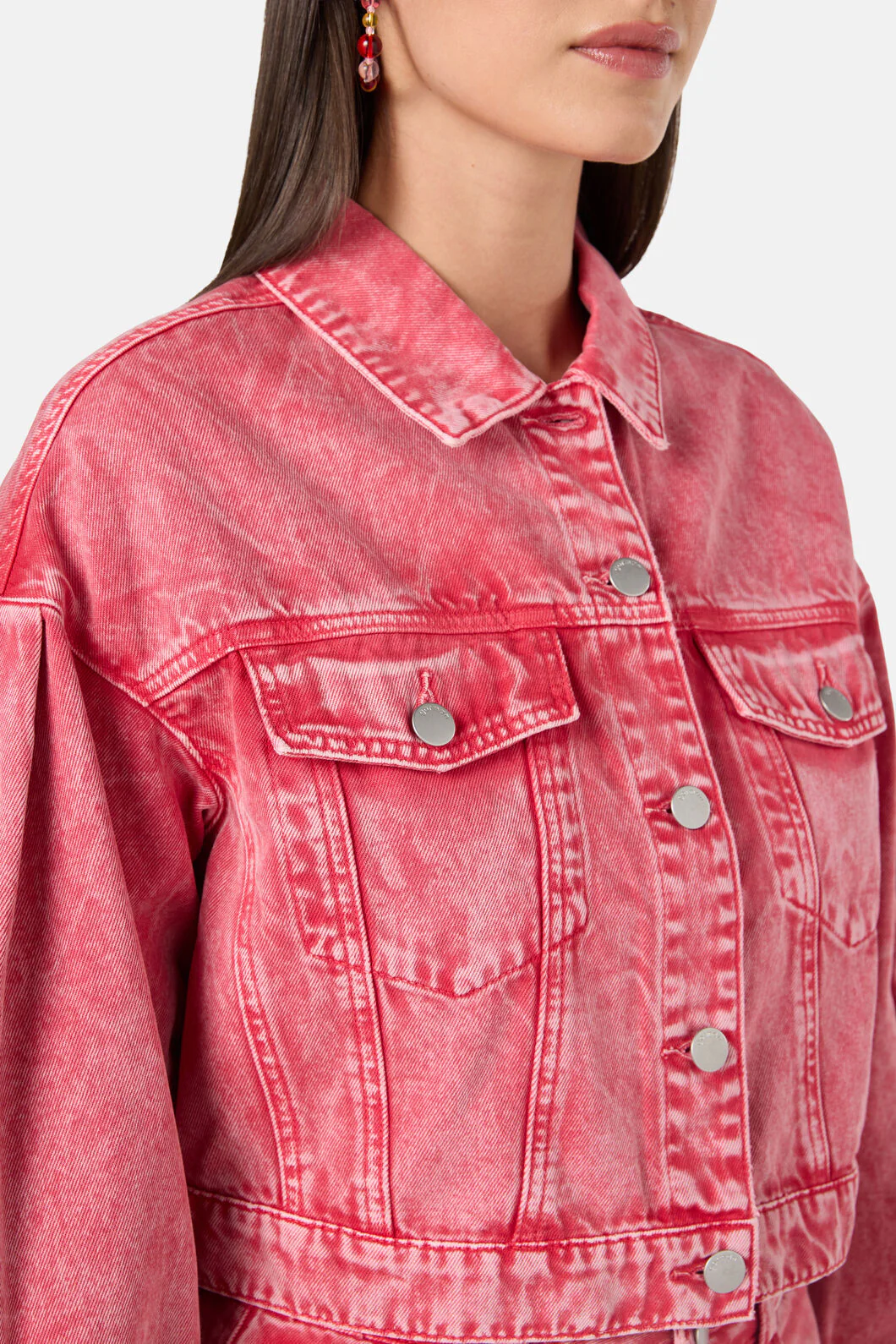 Fadeaway Acid Wash Denim Jacket - Image 6