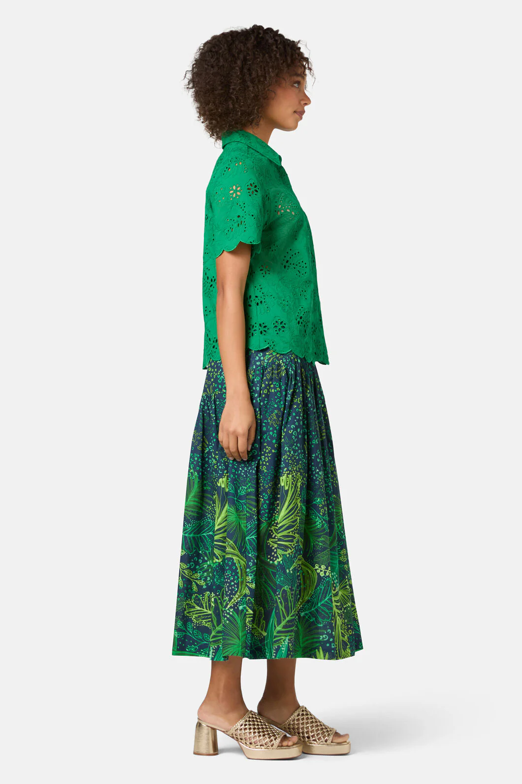 Fern Anglaise Scallop Shirt - Image 3