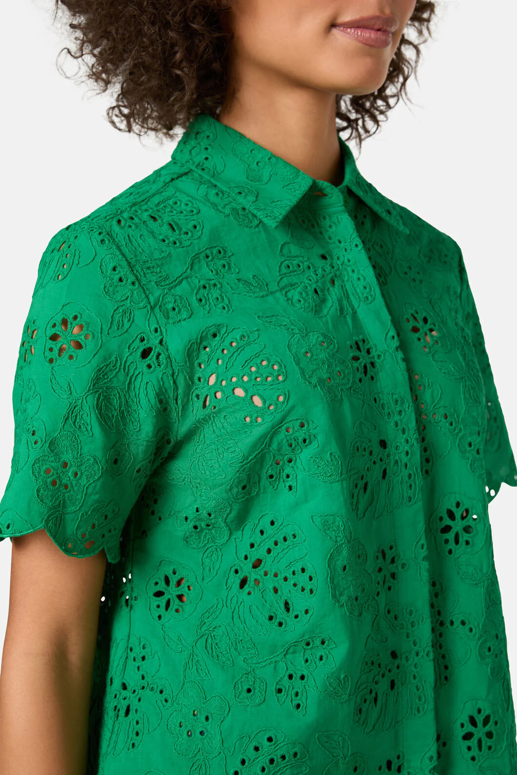 Fern Anglaise Scallop Shirt - Image 6