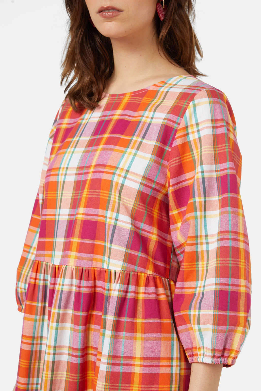 Field Check Dress - Image 6