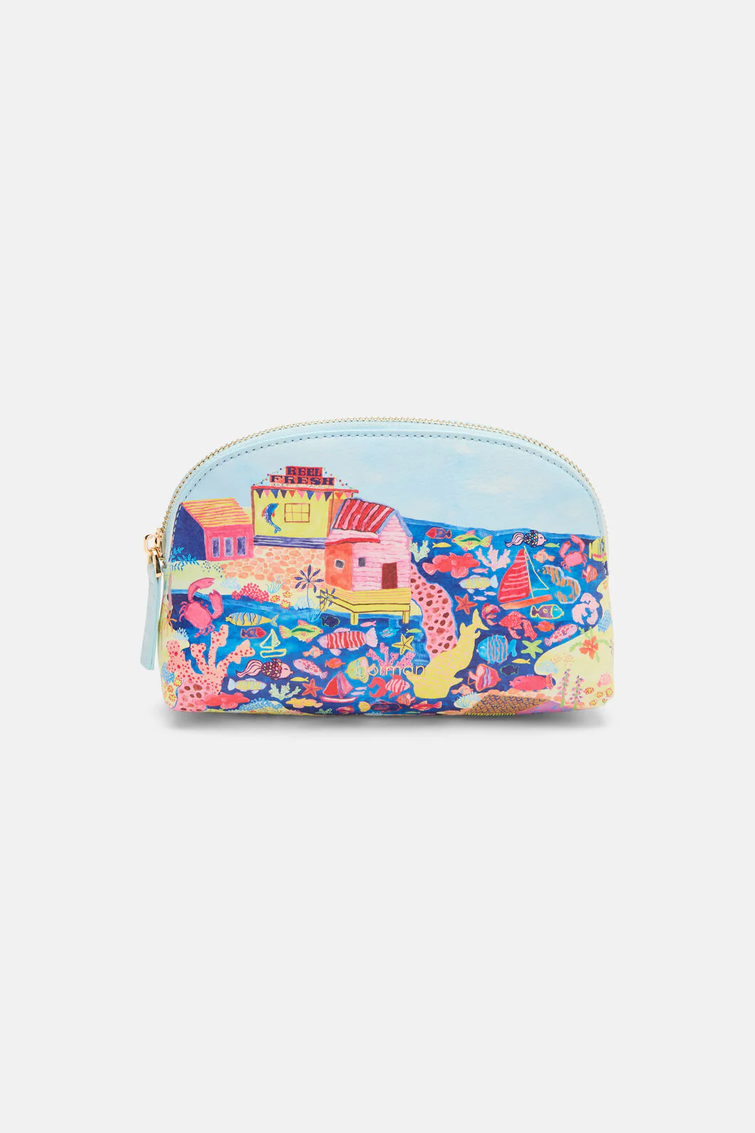 Fish Ahoy Cosmetic Purse