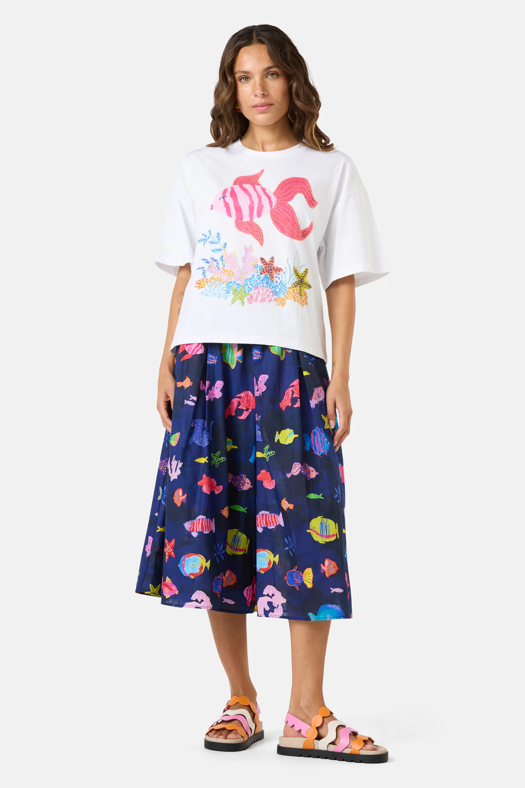 Fish Ahoy Relaxed Tee - Image 2