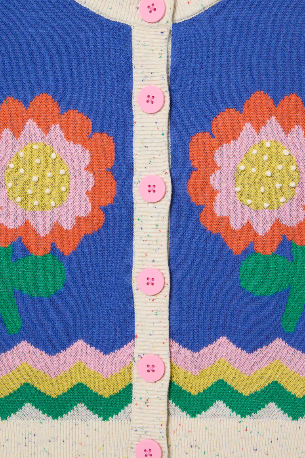 Floral Button Up Kids Vest - Image 3
