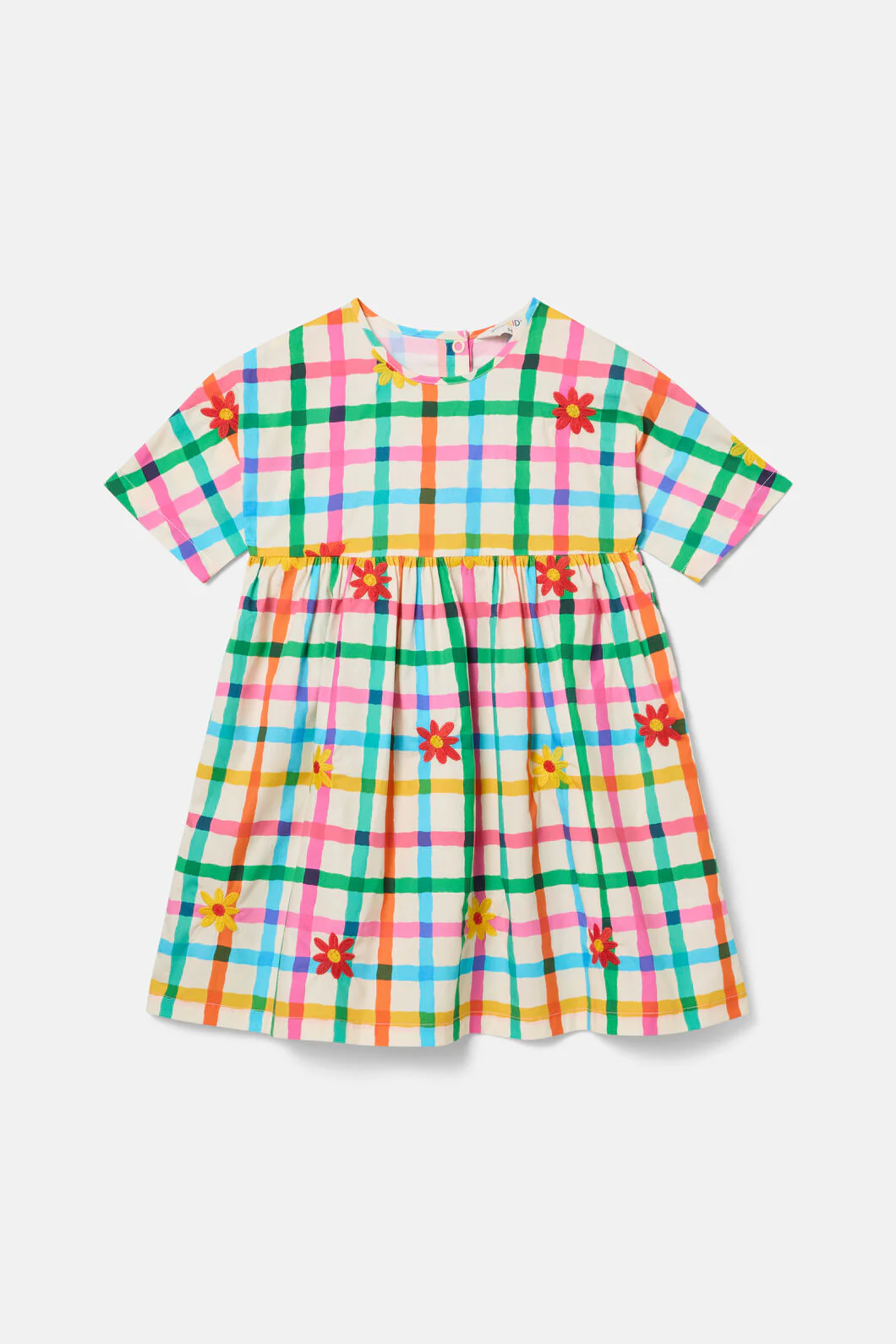 Floral Emb Kids Dress - Image 2